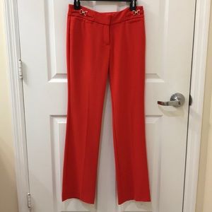 Vibrant Red Pants (Straight Leg)